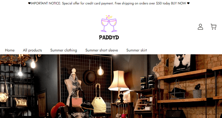 Is Paddyd Shop Scam Or Legit Online Website Reviews